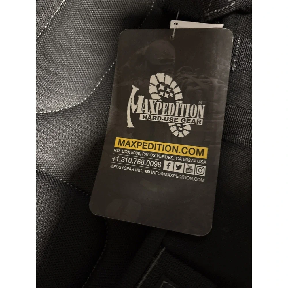 Maxpedition Tactical Backpack Black NEW WITH TAGS